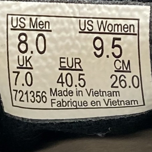 Vans Mens 8 Womens 9.5 Brigata 721356 Brown Leather Canvas Casual Shoes Sneakers - Picture 8 of 10